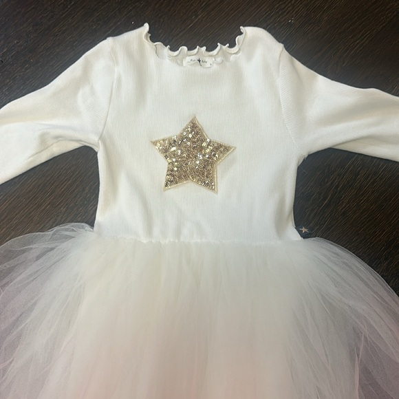 Petite Hailey Ombré Star Tutu Dress Size 5 - Picture 2 of 5